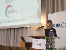 Kathrin Herbst, Leiterin der vdek-Landesvertretung Hamburg, begrüßte die Gäste